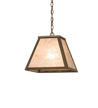 Mission Prime 1 Light Pendant 16 x 20 Inches by Meyda Tiffany - 246085