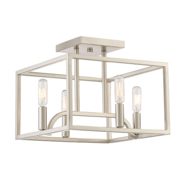 Uptown 4 Light Semi Flush Mount by Designers Fountain - 88411-sp