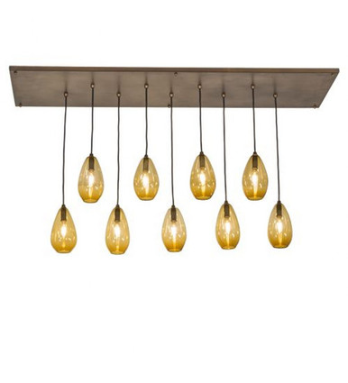 Raquel 9 Light Cascading Pendant 10 x 18 Inches by Meyda Tiffany - 186617
