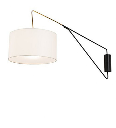 Cilindro Textrene 1 Light Wall Sconce 27 x 22 Inches by Meyda Tiffany - 268048