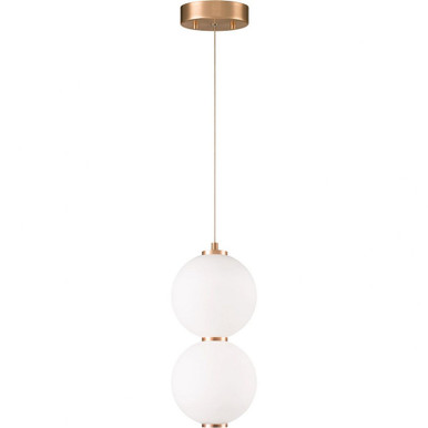 Dango 1 Light Small Round Glass Pendant 13 Inch Tall by Matteo - C82421