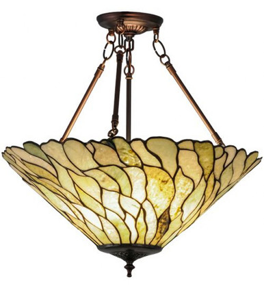 Willow Jadestone 3 Light Large Pendant by Meyda Tiffany - 158688