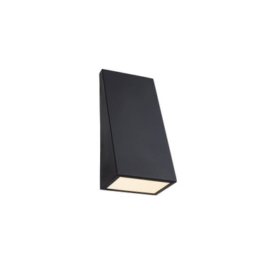Corwin 10.5W 1 LED ADA Outdoor Wall Sconce 12 Inch Tall by Justice Design - NSH-7703W-MBLK