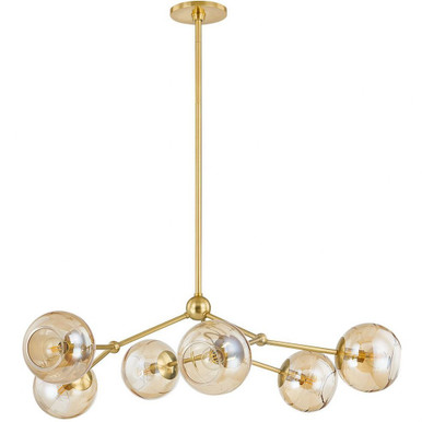 Trixie 6 Light Oversized Chandelier by Mitzi - H861806-AGB