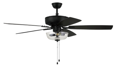 Pro Plus 101 Series 52 Inches 5 Blade Ceiling Fan by Craftmade - P101FB5-52FBGW