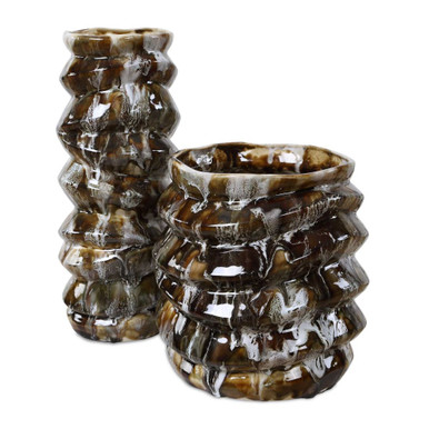 Cuoco Vase (Set of 2) 14 Inch Tall and 6 Inch Wide by Uttermost - 18394