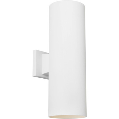 Outdoor Cylinders 2 Light Outdoor Wall Lantern by Visual Comfort Studio - SLO1172OTW