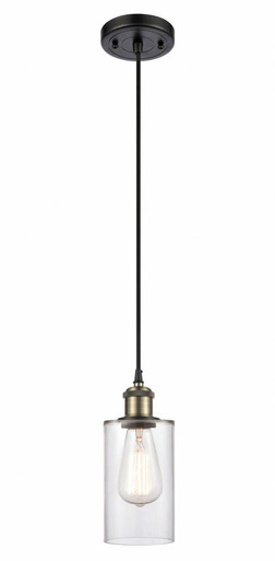 Clymer 1 Light Cord hung Mini Pendant 8.88 X 3.88 Inch Wide by Innovations - 516-1P-BAB-G802
