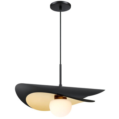 Paven 12W 1 LED Large Pendant by Dainolite - PVN-2012LEDP