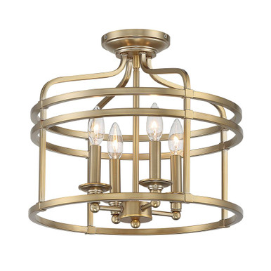 Covent Park 4 Light 16 Inch Wide Flush Mount by Minka Lavery - 1094-740
