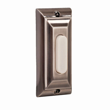 12.25 Inch Decorative Push Button Door Bell by Craftmade - PB4042-AP