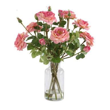 Adoration Rose Rose Bouquet 15.25 Inch Tall X 11.75 Inch Wide by uttermost - 60250