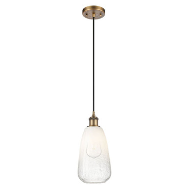 Brookhaven Almond 1 Light Ballston Cord Hung Mini Pendant by Innovations - 516-1P-G480-6