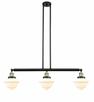 Oxford 3 Light Stem Adjustable Island 10 and 40 Inch Wide by Innovations - 213-BAB-G531