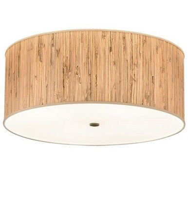Cilindro Textrene 4 Light Flush Mount 11 x 26 In by Meyda Tiffany - 248665