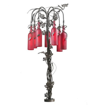 Tuscan Vineyard 7 Light Wine Bottle Table Lamp 47 x 19 In by Meyda Tiffany - 106260