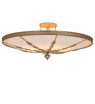 Hoja 8 Light Semi Flush Mount 23 x 60 Inches by Meyda Tiffany - 272688