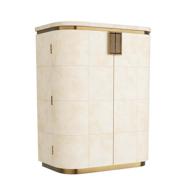 Rucci Cocktail Cabinet 45.5 Inch Tall and 35.5 Inch Wide by Arteriors - 6876