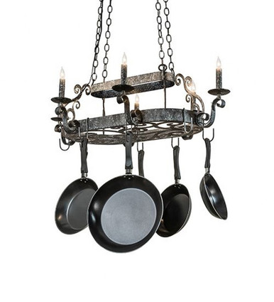 Neo 6 Light Pot Rack 19 Inches Tall and 24 Inches Wide by Meyda Tiffany - 267145
