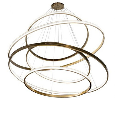 Anillo 380W LED Cascading Chandelier 84 x 84 Inches Wide by Meyda Tiffany - 220811