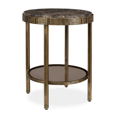 Cusano Round Accent Table 20.25 Inch Tall and 16.25 Inch Wide by Uttermost - 50345