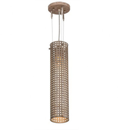Cilindro Matriz 1 Light Mini Pendant 20 x 5 Inches by Meyda Tiffany - 174189