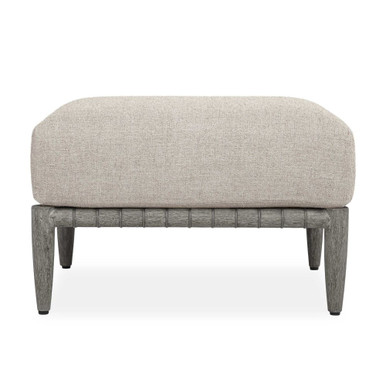 Borneo Outdoor Ottoman 17.75 Inch Tall and 26 Inch Wide by Uttermost - 53153