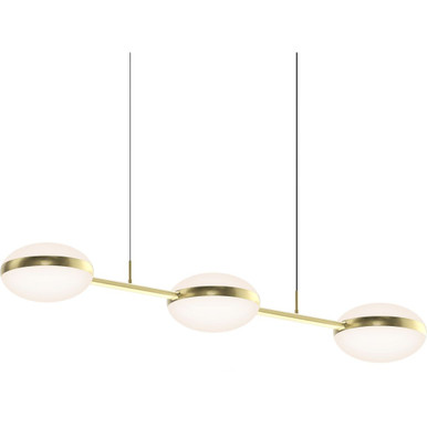 Pillows 6 LED Pendant 5.5 Inch Tall and 48.5 Inch Wide by Sonneman - 3613