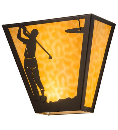 Golf 2 Light Wall Sconce 11.5 x 13 Inches by Meyda Tiffany - 22167
