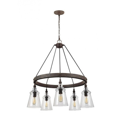 Loras 5 Light Large Chandelier by Generation Lighting - F3169/5DWI