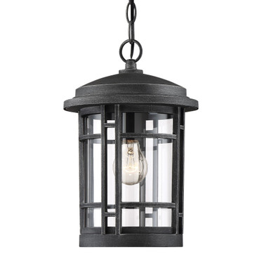 Barrister 1 Light Outdoor Small Pendant by Designers Fountain - 22434-wp