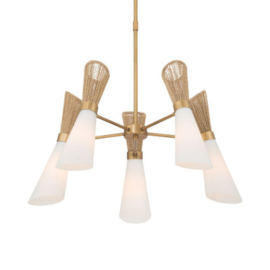 Vantrel 5 Light Chandelier 20 Inch Tall and 26.25 Inch Wide by Minka Lavery - 14265-732