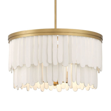 Briscade 9 Light Pendant 16 Inch Tall and 28 Inch Wide by Minka Lavery - 2079-870