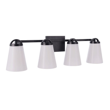 Zane 4 Light Bath Vanity 8 Inch Tall and 31.5 Inch Wide by Craftmade - 20732