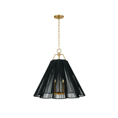 Sonoma 4 Light Pendant 25.5 Inch Tall and 27.5 Inch Wide by Troy - F3428-PGL