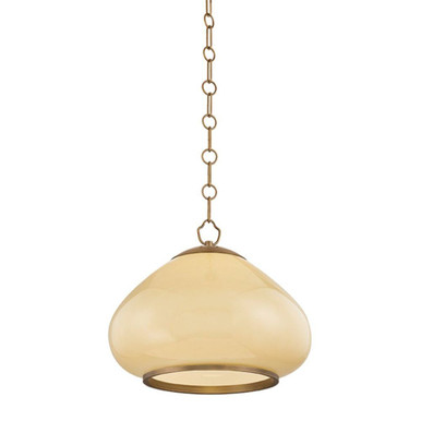 Maliah 1 Light Pendant 13 Inch Tall and 15.5 Inch Wide y Mitzi - H1169701L-PBR