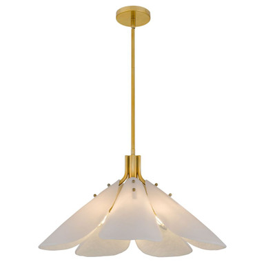 Milton 15W 5 LED Pendant 14 Inch Tall and 25.25 Inch Wide by Quoizel - MILT2825LG