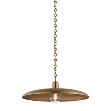 Mamie 1 Light Pendant 7.75 Inch Tall and 19 Inch Wide y Mitzi - H1182701S-PBR