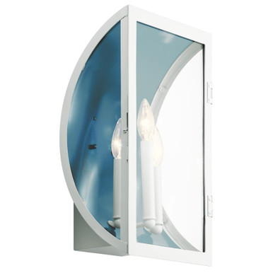 Narelle Three Light XL Outdoor Contemporary Wall Lantern by Kichler - 49288WH