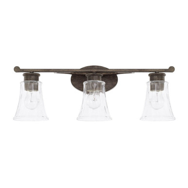 Sinclaire Three Light Traditional Damp Bath Vanity by Capital - 117431RB-372