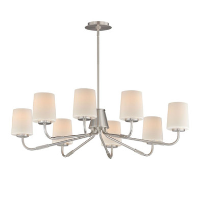 Durham 8 Light Chandelier 8.75 Inch Tall and 34.25 Inch Wide by Maxim - 12698WTSN