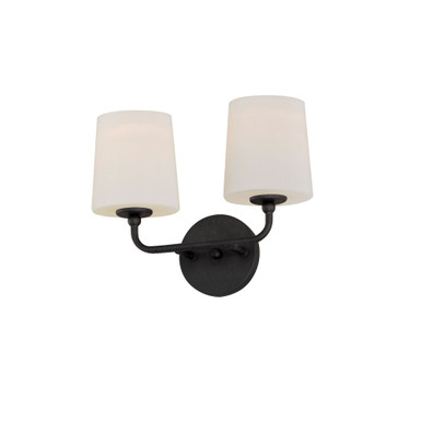 Bristol 2 Light Wall Sconce 10 Inch Tall and 13.25 Inch Wide by Maxim - 12092SWAR