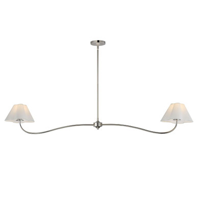 Saxon 2 Light Linear Pendant 10.25 Inch Tall and 62 Inch Length by Maxim - 18102
