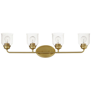 Acadia 4 Light Bath Vanity 9 Inch Tall and 35 Inch Wide by Maxim - 12264CDNAB