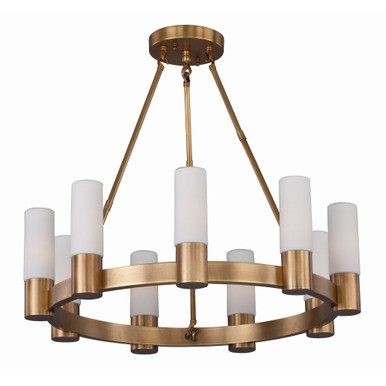 Contessa 9 Light Chandelier 24 Inch Tall and 27 Inch Wide by Maxim - 22418SWNAB