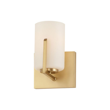 Dart 1 Light Wall Sconce 7.75 Inch Tall and 5.5 Inch Wide by Maxim - 21281SWNAB