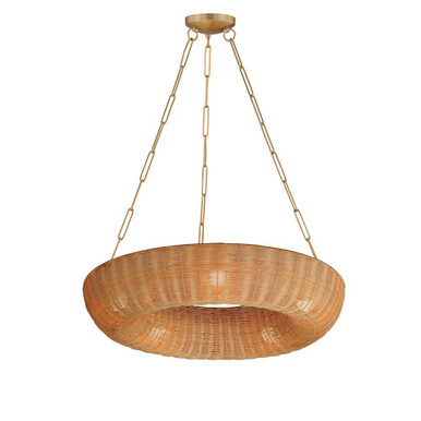 Bower 5 Light Ring Pendant 34 Inch Tall and 30 Inch Wide by Maxim - 14313NANAB