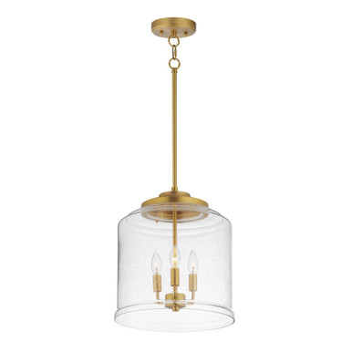 Acadia 3 Light Pendant 16 Inch Tall and 13.75 Inch Wide by Maxim - 12273CDNAB