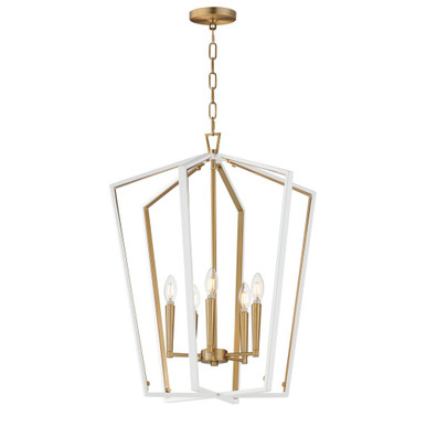 Melrose 5 Light Entry Foyer Pendant 27.5 Inch Tall X 22 Inch Wide by Maxim - 28615