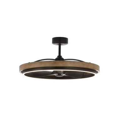 Teton 40W 1 LED Fandelier 18 Inch Tall and 36 Inch Wide by Maxim - 63002DWBK